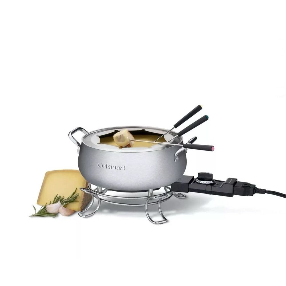 New Open Box Cuisinart Electric Fondue Pot CFO-3SS *Missing Forks* - Picture 10 of 10